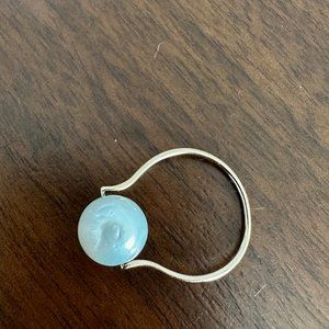 Catbird Gumball Pearl Ring 14k gold Size 8